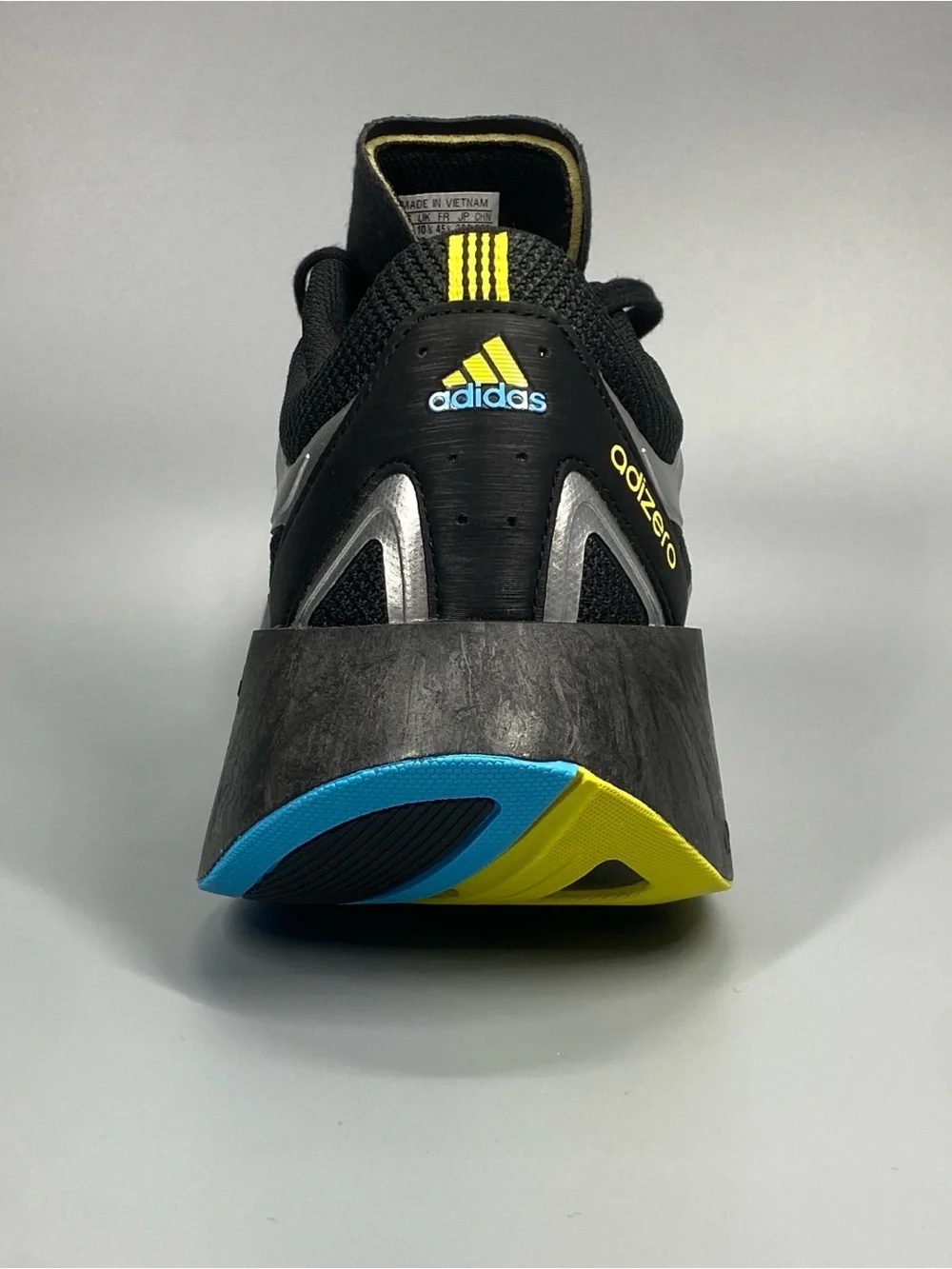 adidas Adizero Aruku JR1476 Black Silver Yellow Mens 11 Womens 12 New Shoes